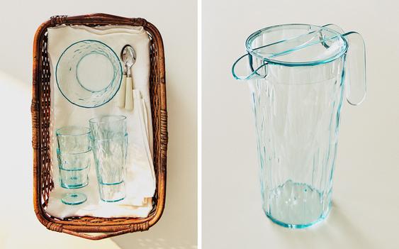 DIAMOND PATTERN GLASSWARE SET
