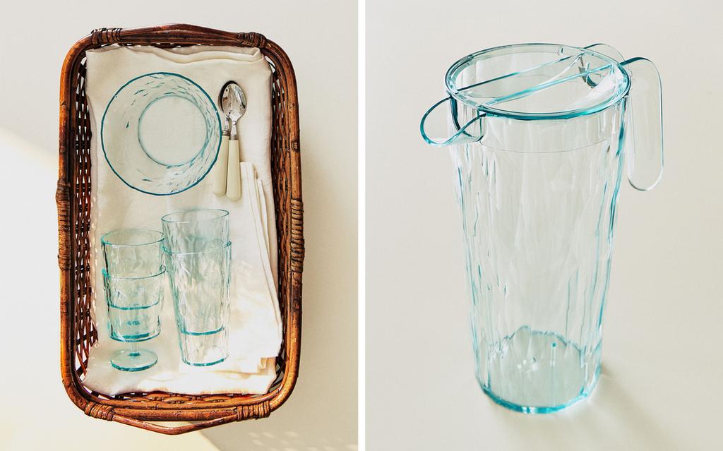 DIAMOND PATTERN GLASSWARE SET