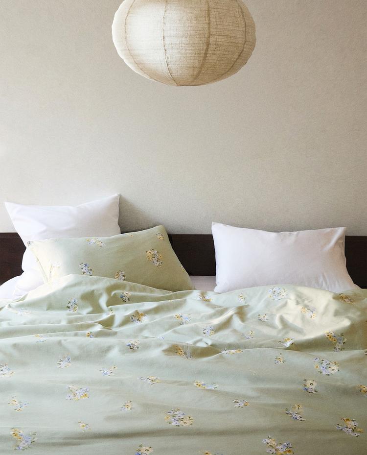 SATEEN WILD FLOWER DUVET COVER