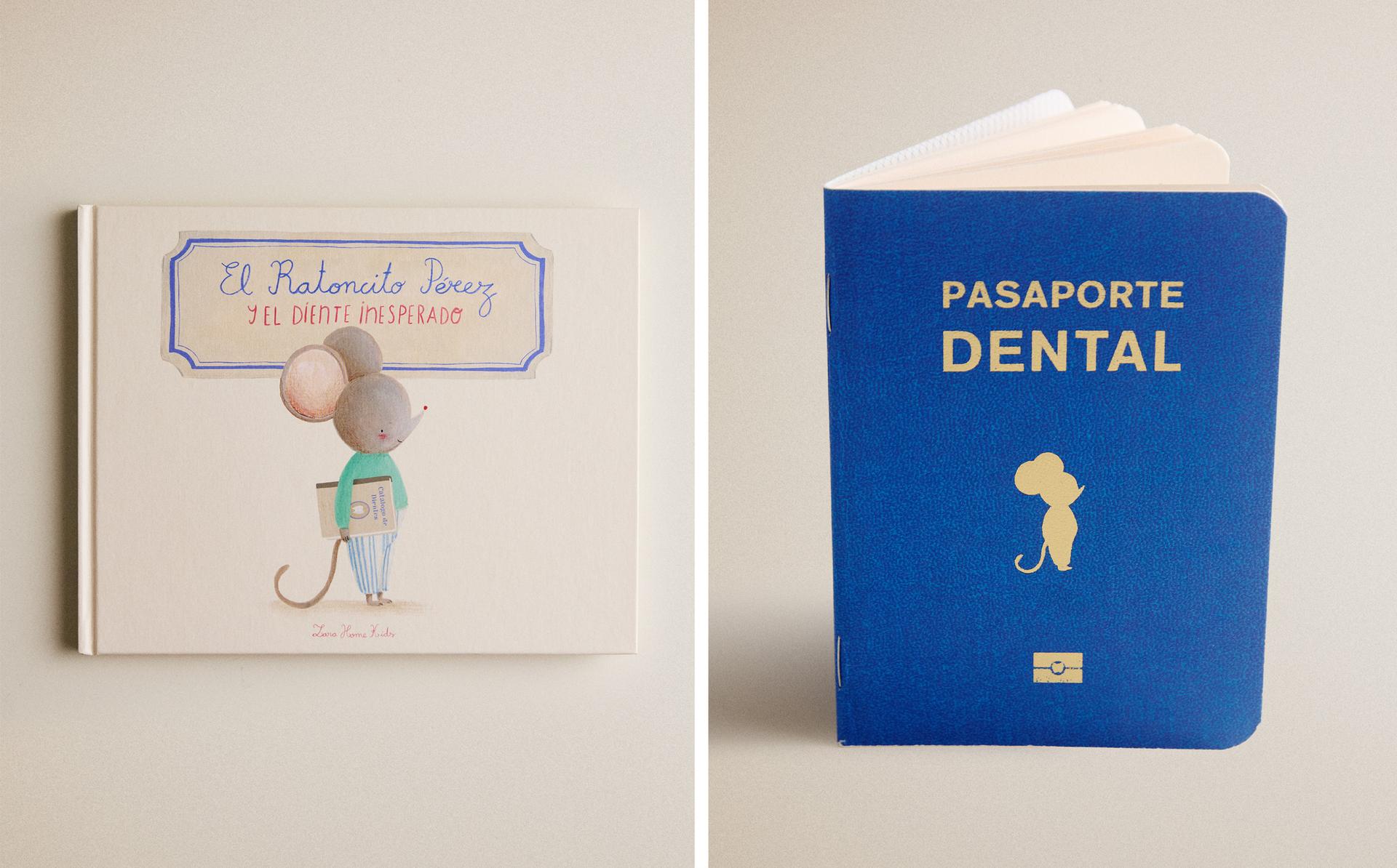 LIBRO INFANTIL RATONCITO PÉREZ Y PASAPORTE DENTAL