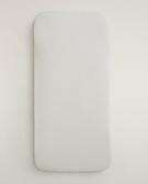 COTTON AND LINEN ACCENT CHAIR SEAT CUSHION