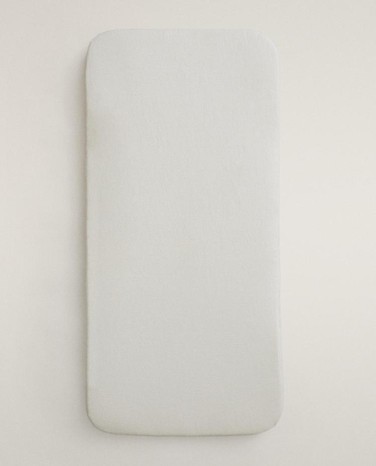 COTTON AND LINEN ACCENT CHAIR SEAT CUSHION