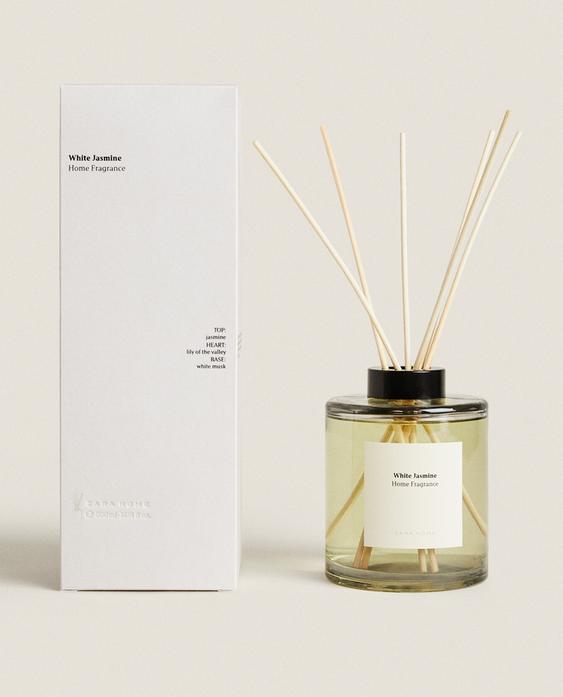 (500 ML) DIFUSOR DE AMBIENTE COM VARETAS WHITE JASMINE