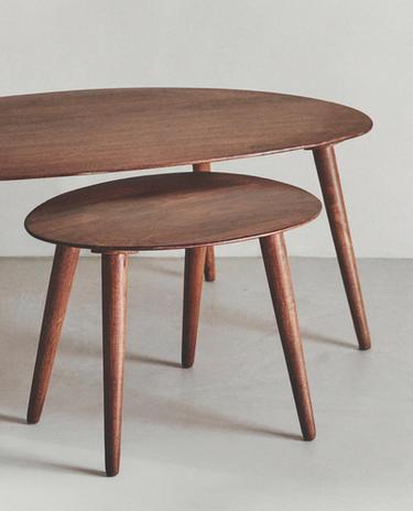 TABLE BASSE EN BOIS BISELÉ