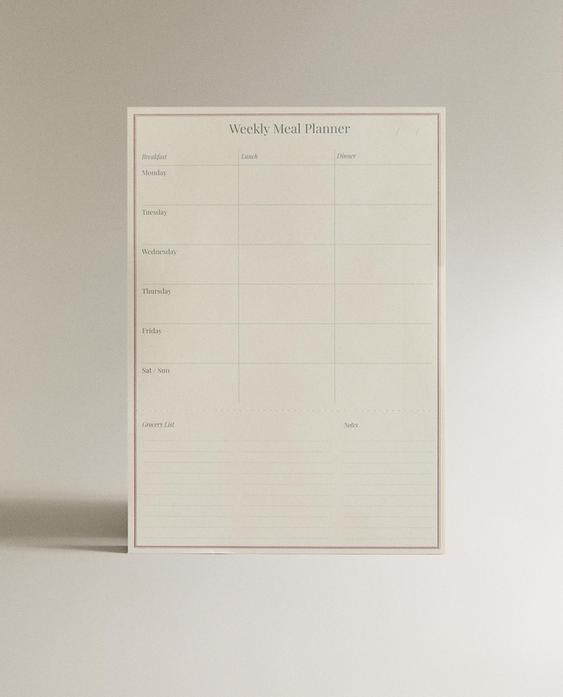 WEEKLY PLANNER MAGNET (45 SHEETS)