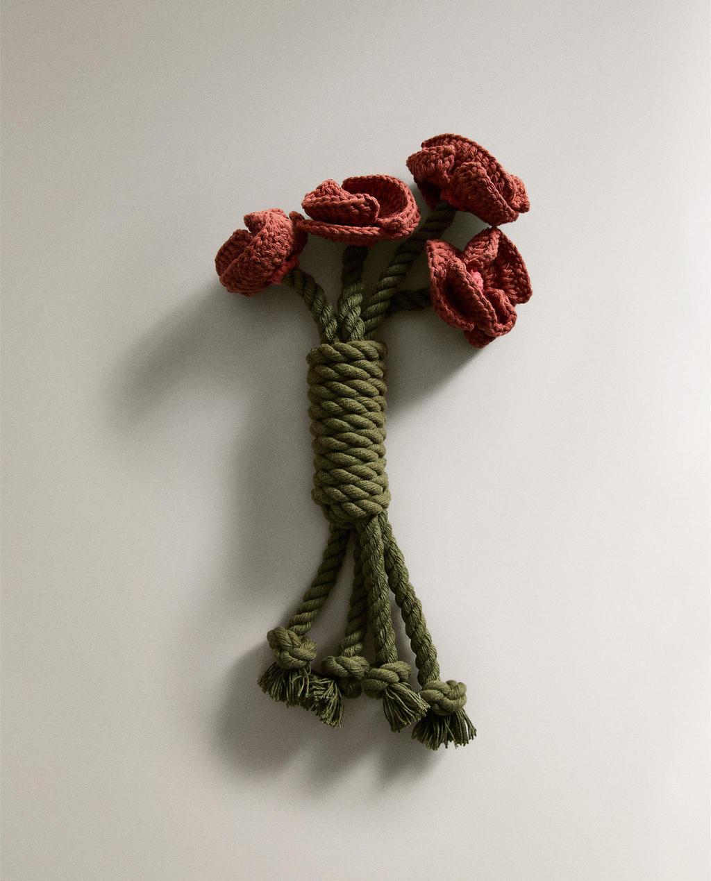 JOUET BOUQUET COQUELICOTS ANIMAUX DE COMPAGNIE