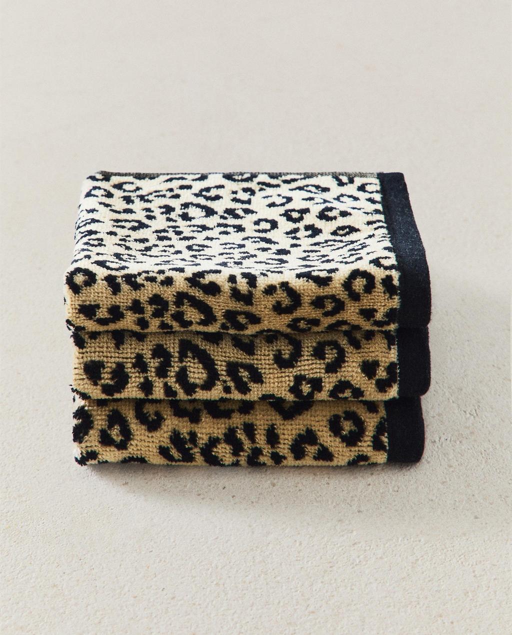 PACK TOALLAS TOCADOR VELOUR ANIMAL PRINT (PACK DE 3)