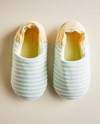 CHAUSSONS ENFANT RAYURES