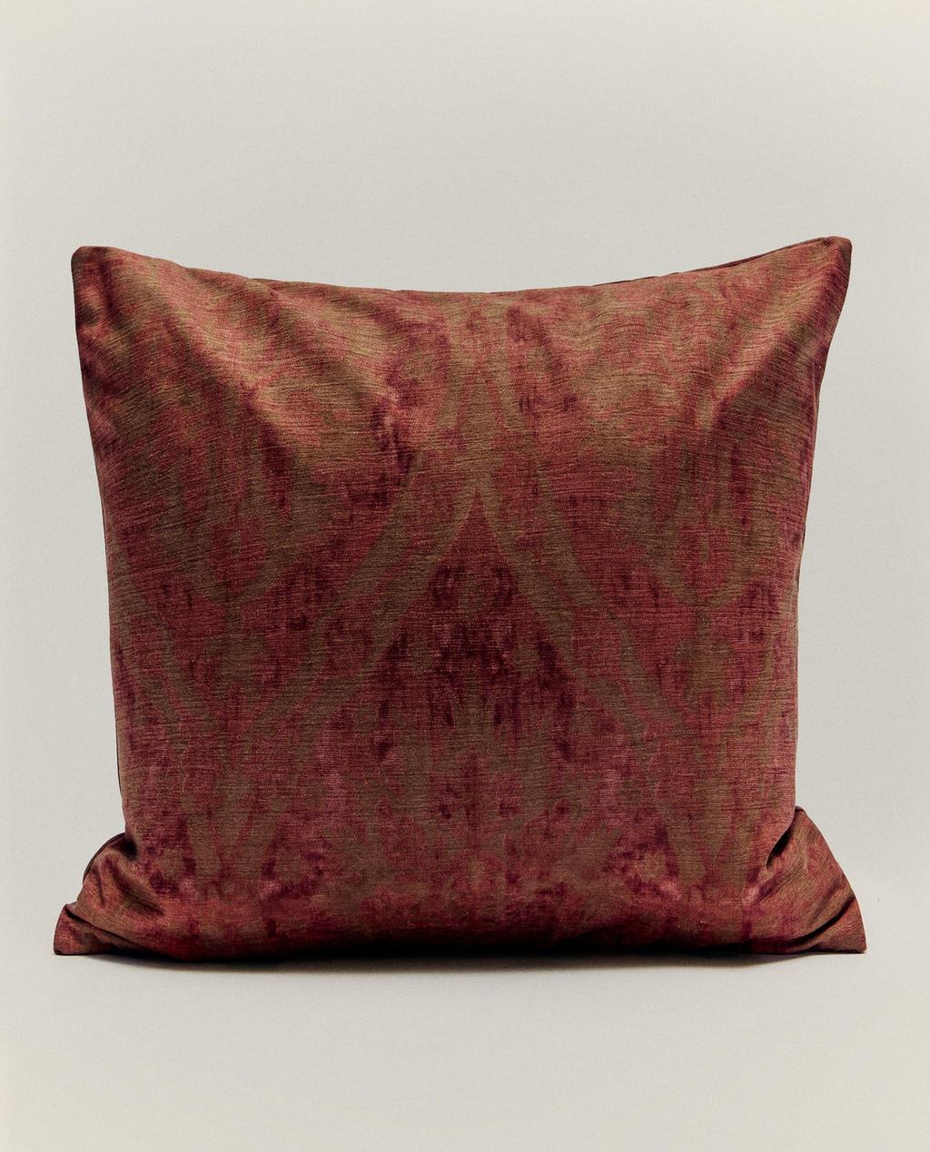PRINTED VELVET CUSHION COVER