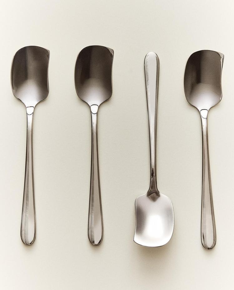 PACK OF STEEL ICE CREAM SPOONS