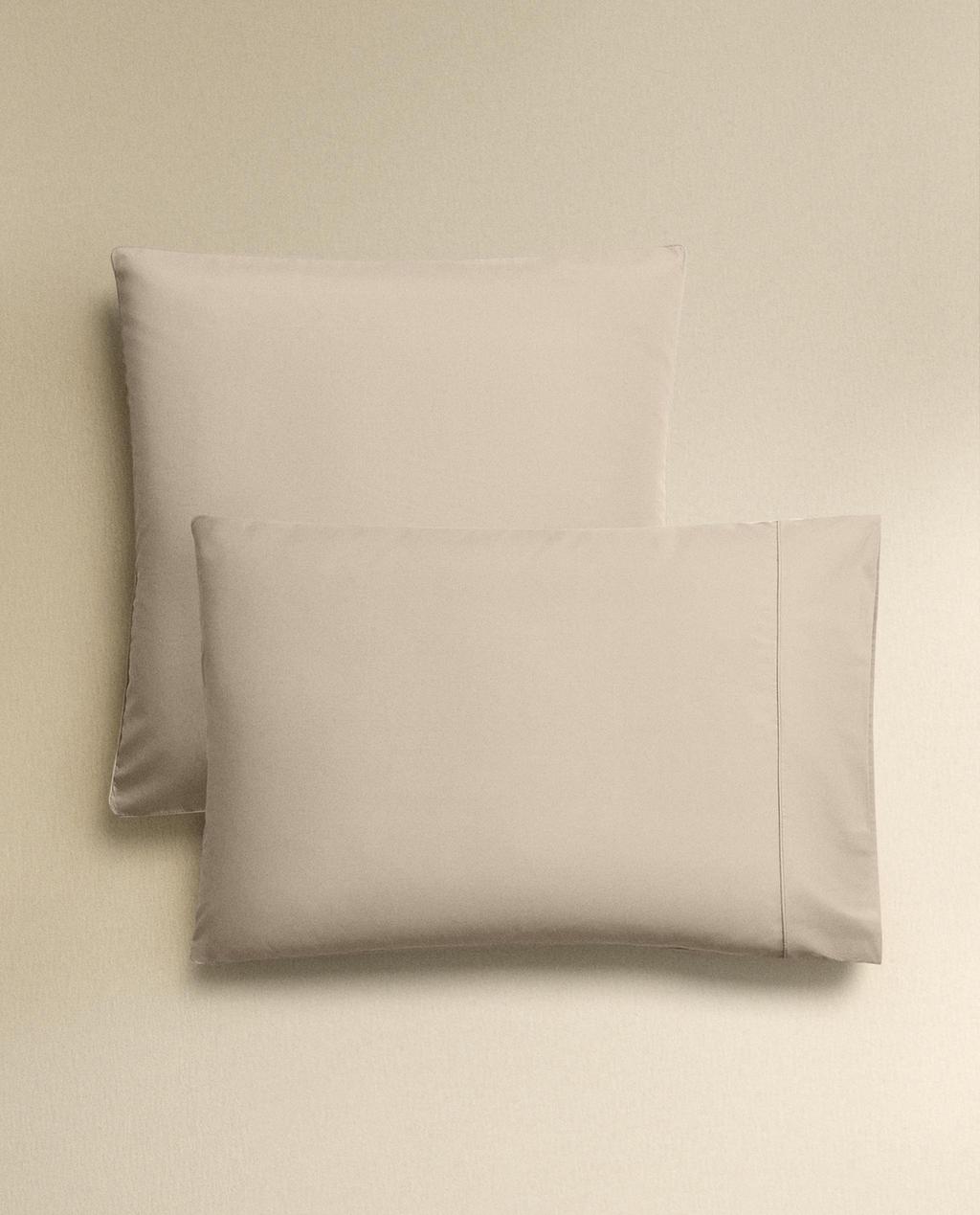 TAIE D’OREILLER PERCALE DE COTON (300 FILS)