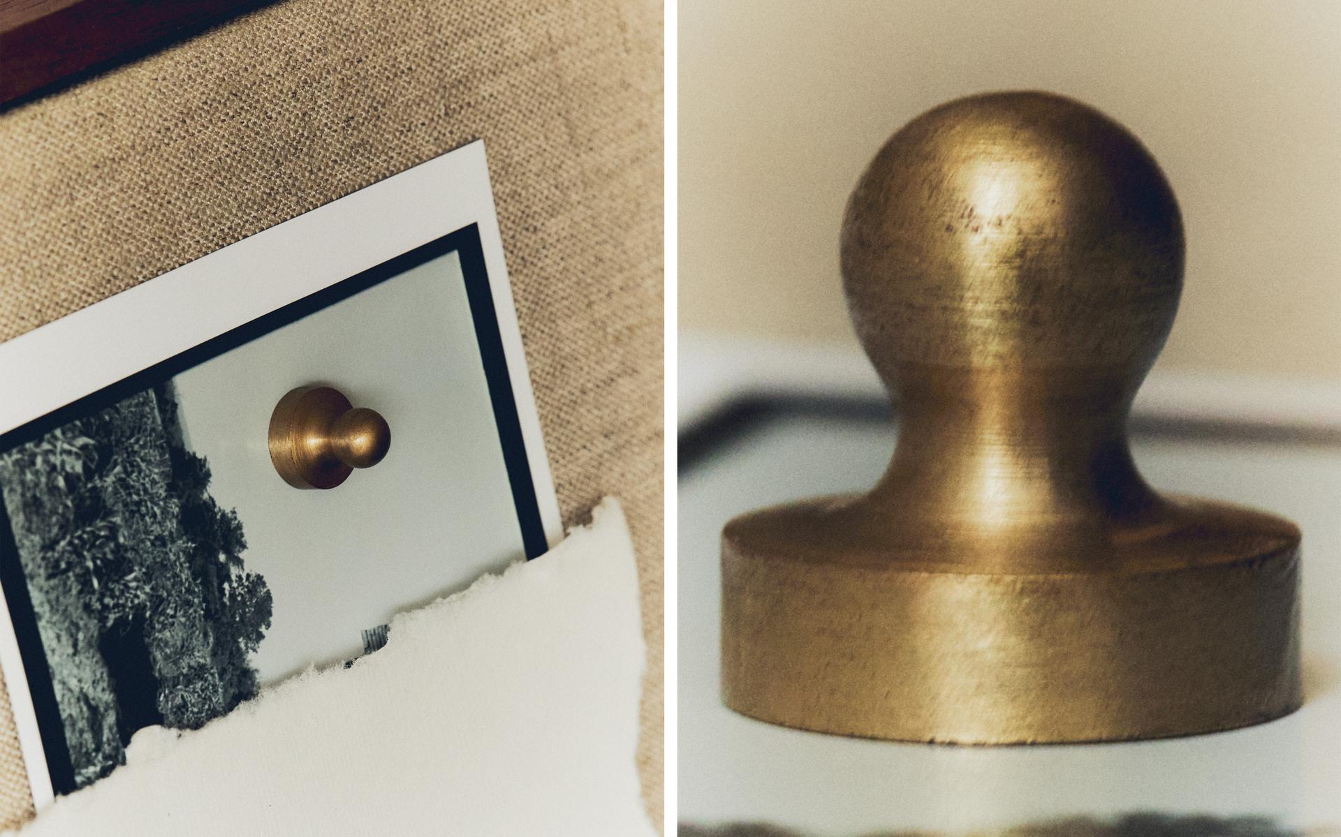 BRASS MAGNETS (SET OF 12)