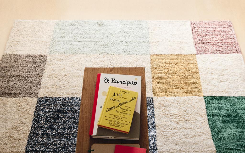 KIDS' PATCHWORK COTTON RUG