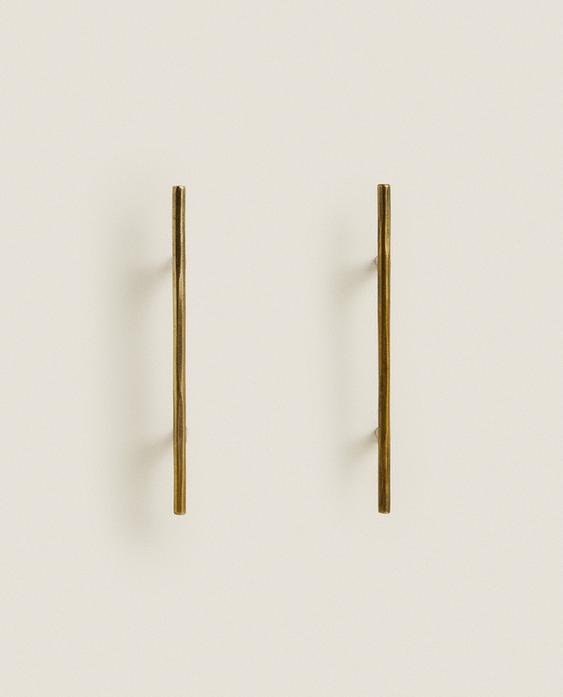 ชุดมือจับประตูโลหะสีทอง (ชุดละ 2 ชิ้น)