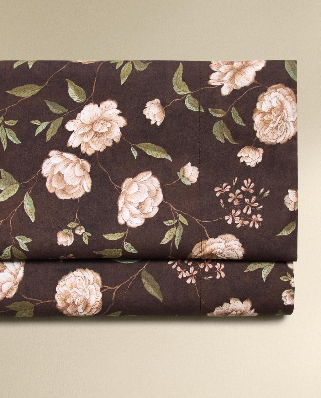 LENÇOL DE CIMA COM ESTAMPADO FLORAL