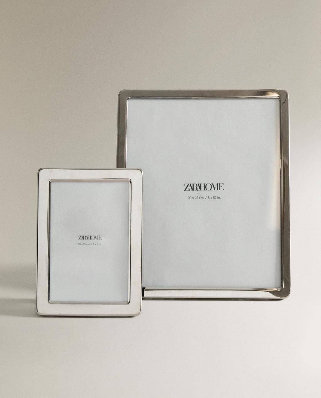 METAL PHOTO FRAME WITH ROUNDED CORNERS