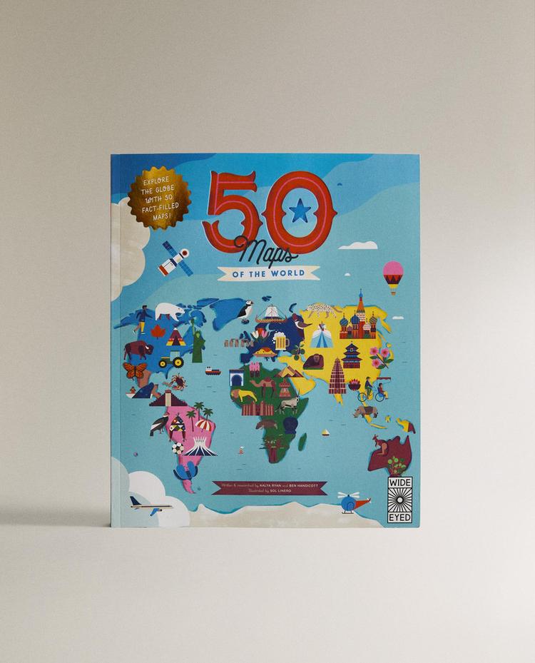 50 MAPS OF THE WORLD KIDS' BOOK (ENGLISH)