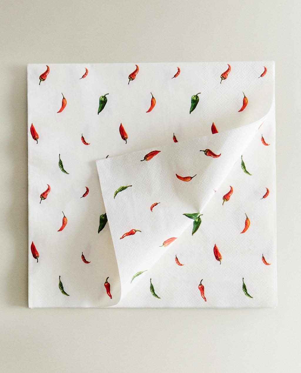 PACK OF CHILLI PAPER NAPKINS (PACK OF 20)
