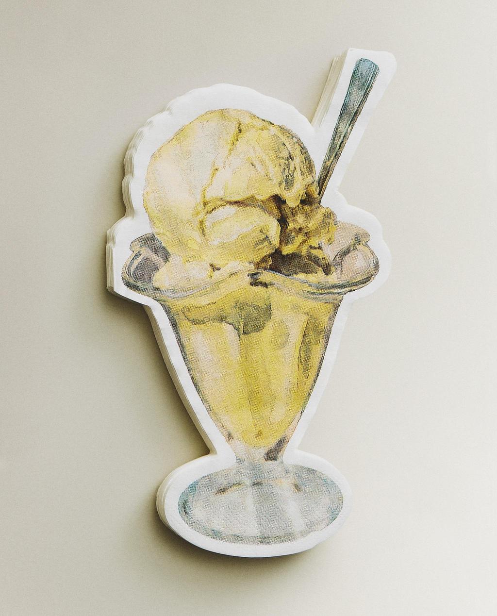 PACK OF ICE CREAM CUP PAPER NAPKINS (PACK OF 20)