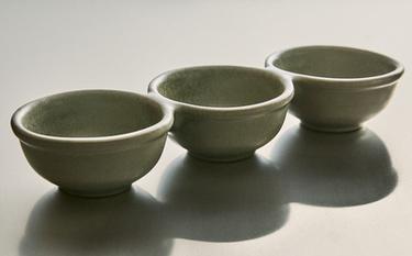 SET OF TERRACOTTA BOWLS
