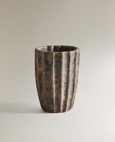 テラコッタ レリーフ 歯ブラシスタンド