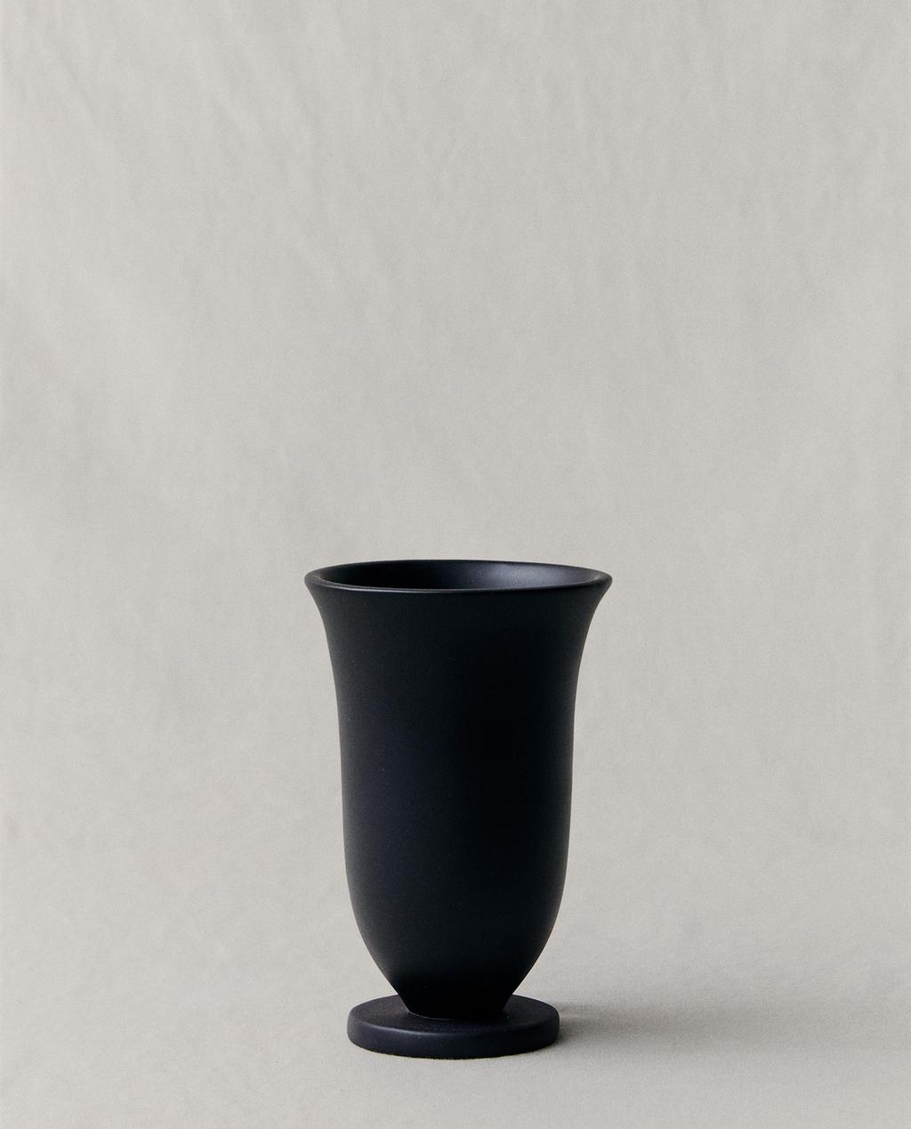 STONEWARE STEMMED VASE | STUDIO MARY LENNOX