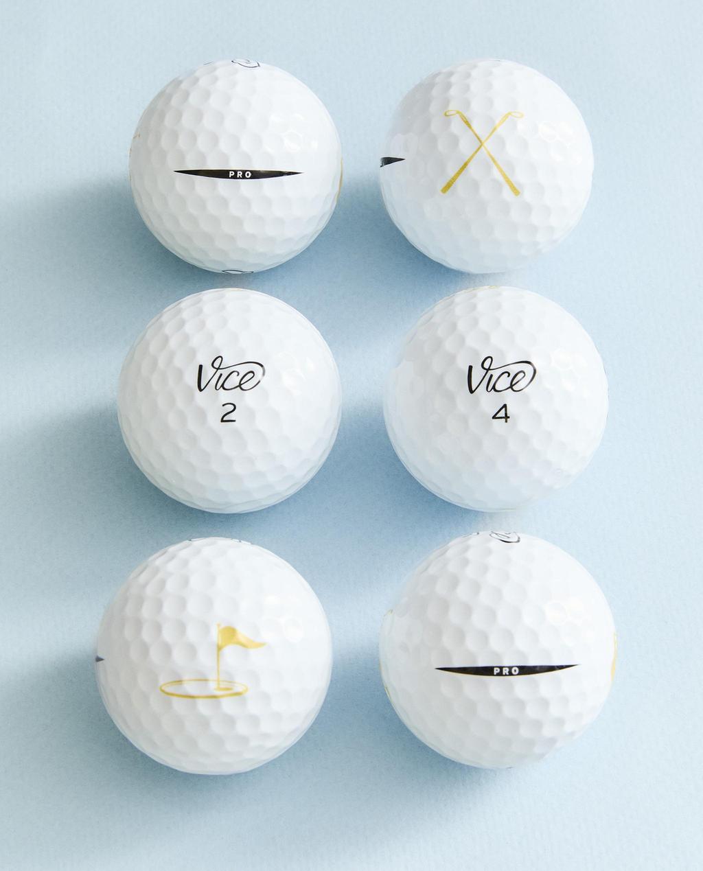 PACK BOLAS GOLFE PARES VICE PRO (PACK DE 6)