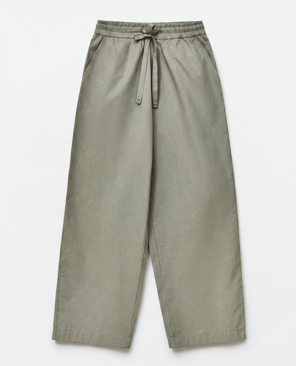 POPLIN TROUSERS