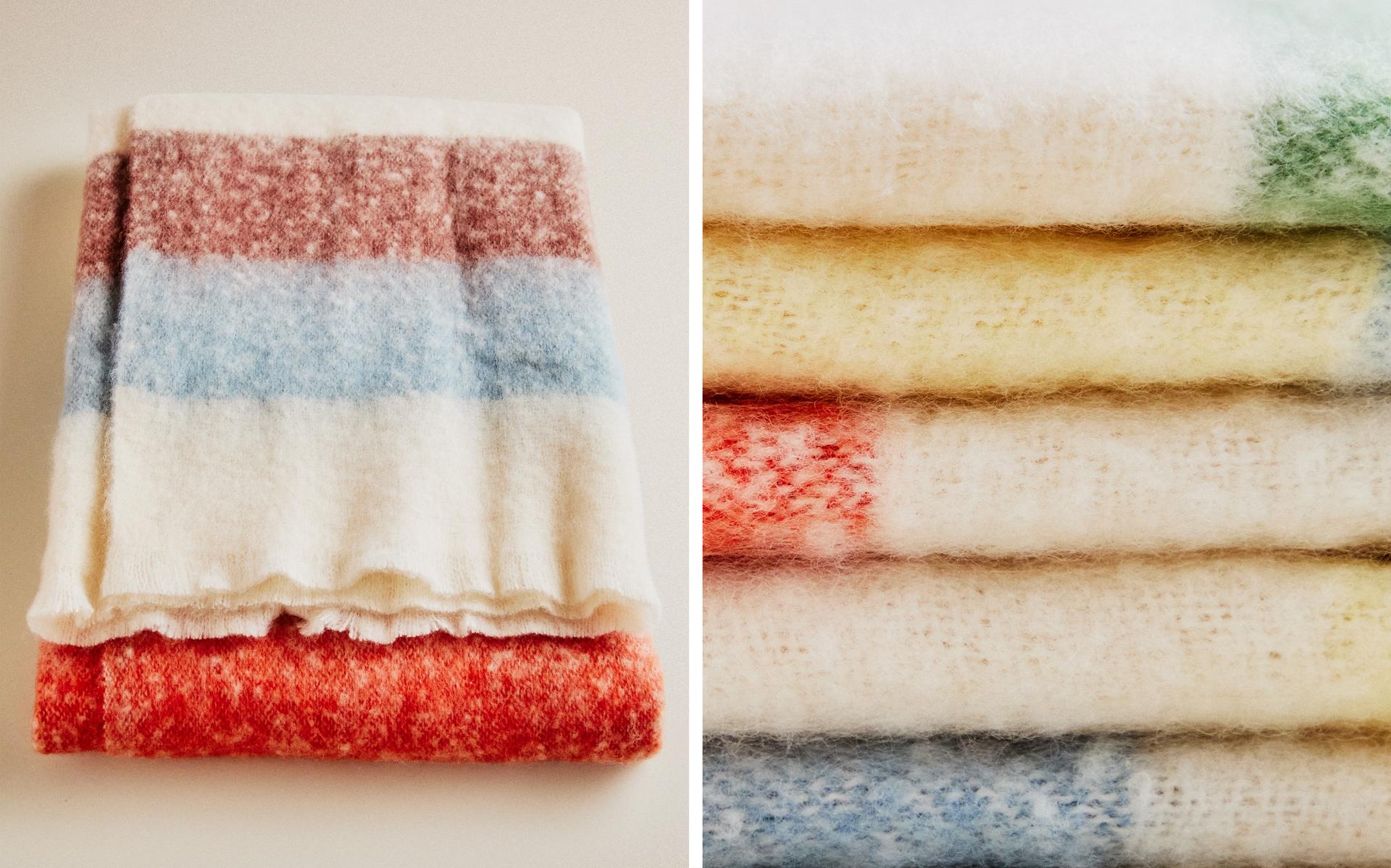 COPERTA BAMBINI CARDATA A RIGHE