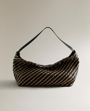 BRAIDED LEATHER CLUTCH