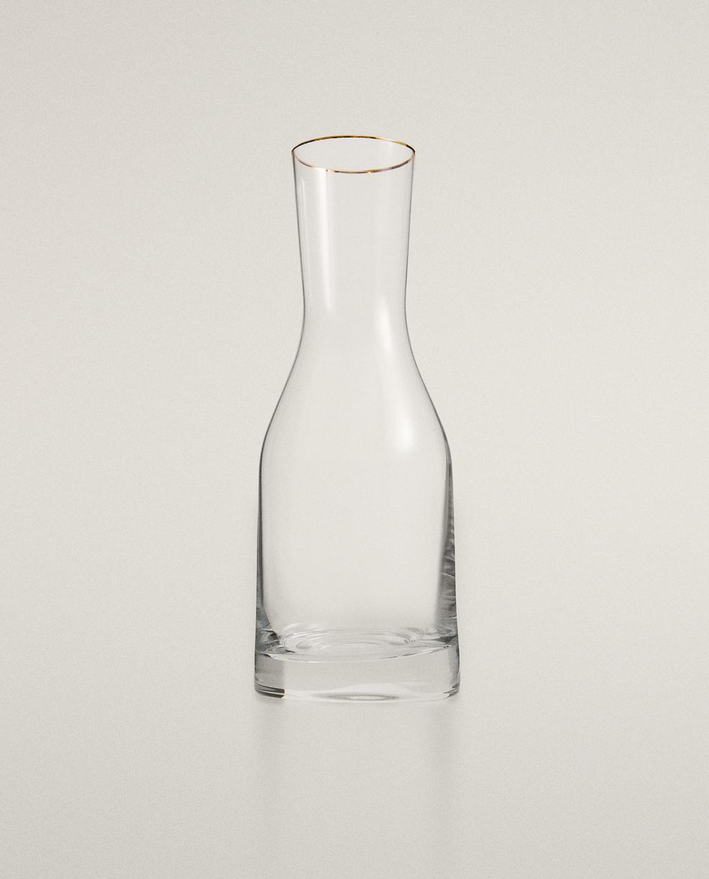 BOUTEILLE BORD DORÉ BOHEMIA CRYSTAL