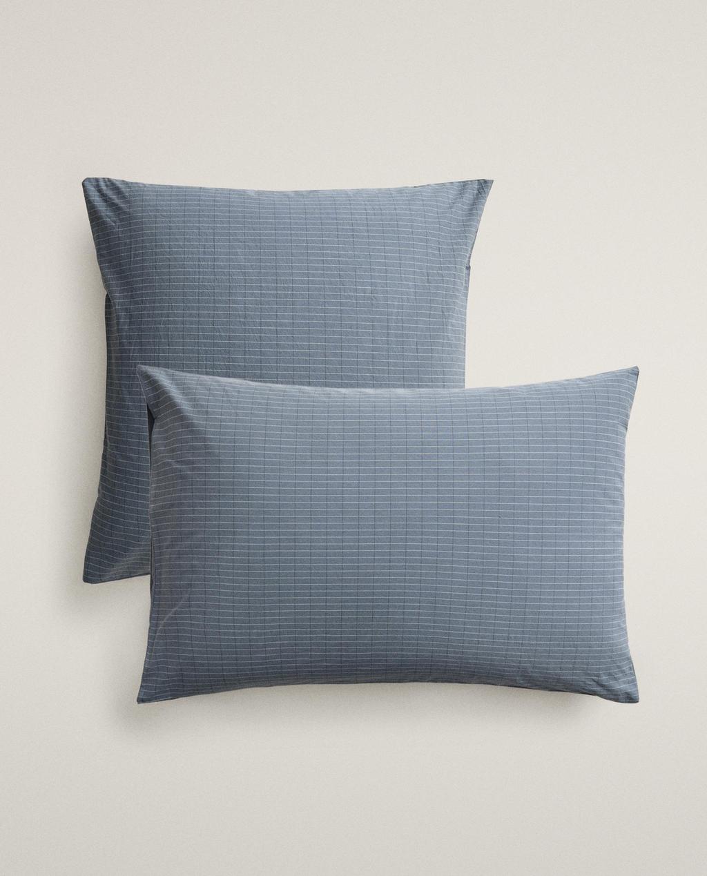 FUNDA DE ALMOHADA DE ALGODÓN REVERSIBLE