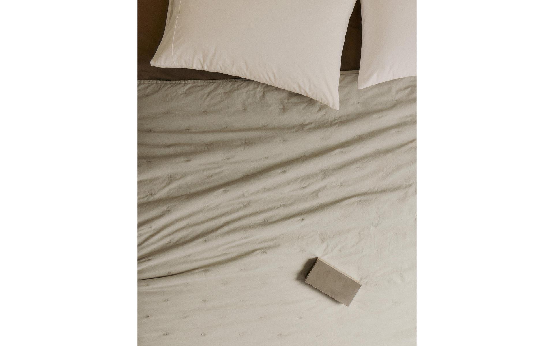 QUILTED STITCHED PERCALE COTTON QUILT
