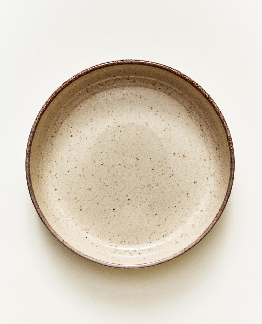 STONEWARE SOUP PLATE
