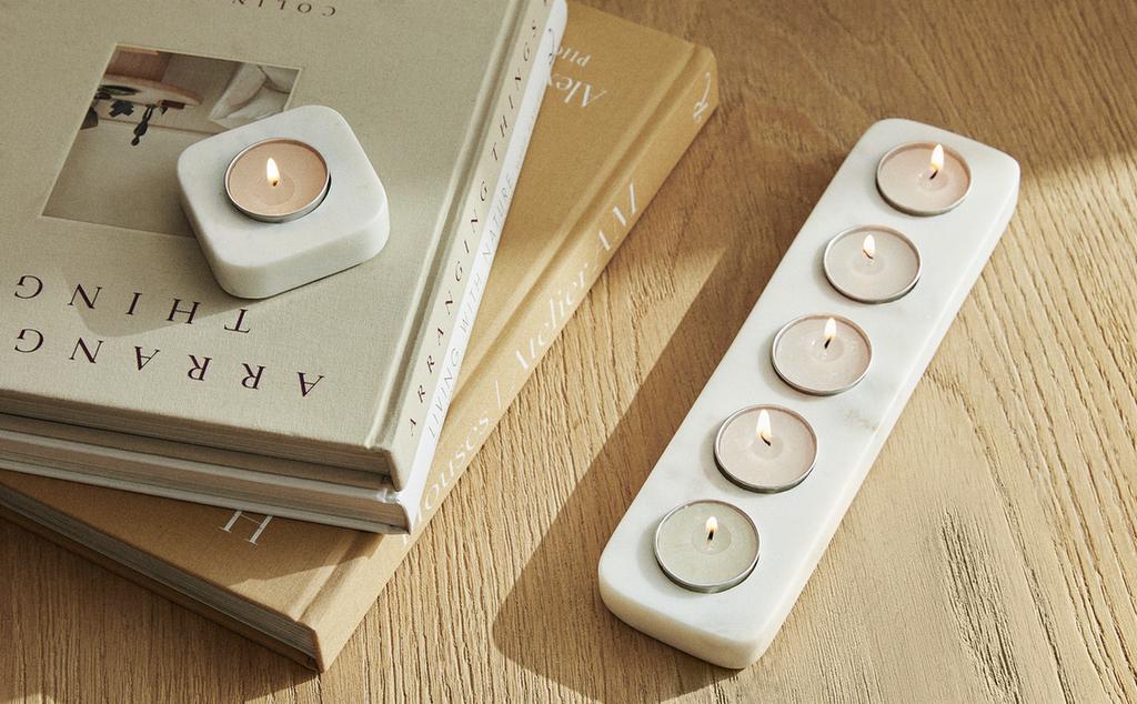 PORTE-BOUGIES MARBRE PORTE-BOUGIES MARBRE