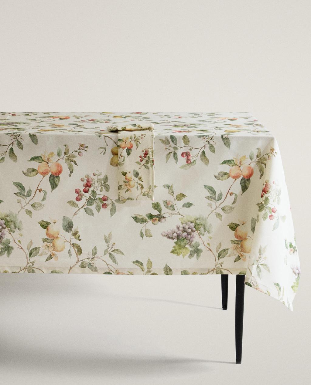MANTEL ESTAMPADO BOTÁNICO