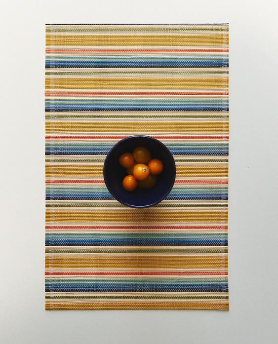 STRIPED BAMBOO PLACEMAT