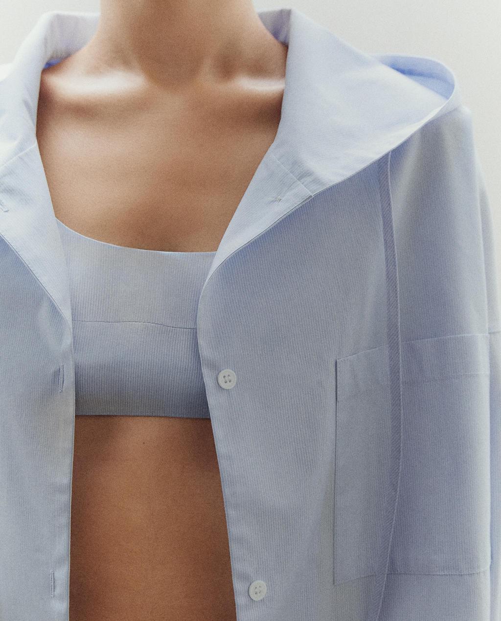 CAMICIA CAPPUCCIO RIGHE