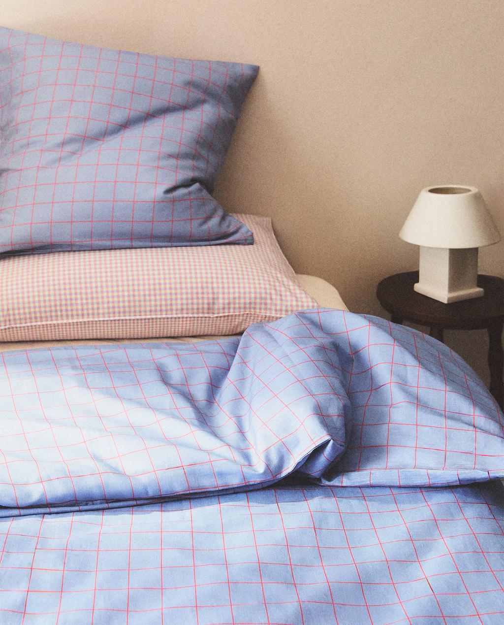 CHILDREN’S CHECK DUVET COVER