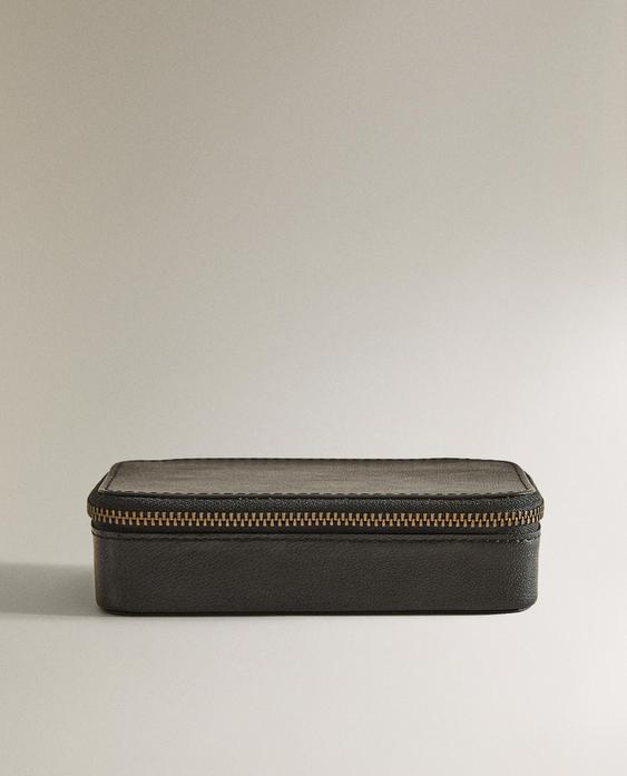 BOÎTE À BIJOUX EN CUIR