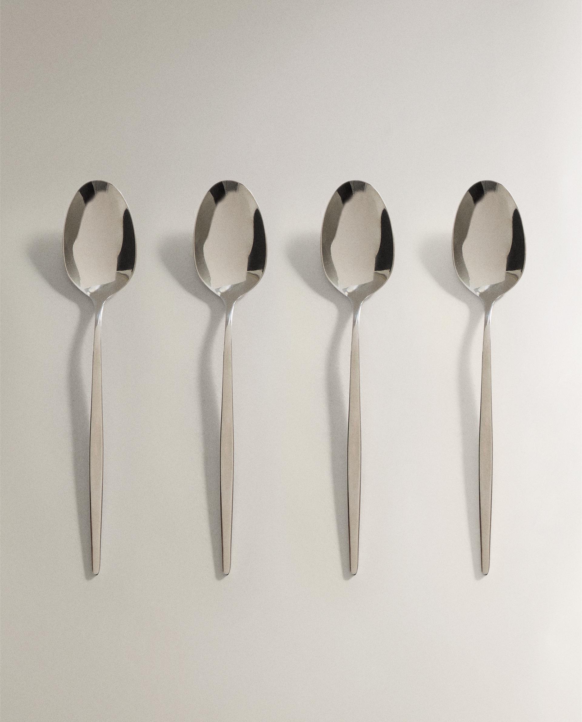 デザートスプーンセット 細ハンドル（4本セット） | Zara Home