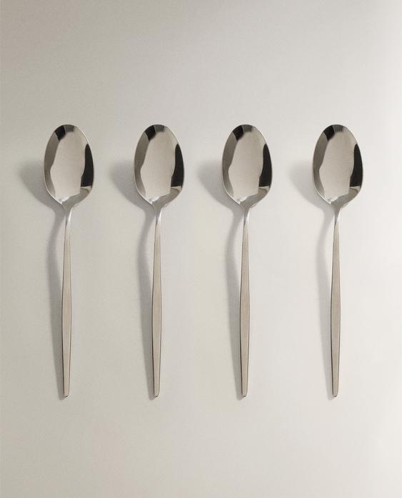 PACK OF DESSERT SPOONS WITH THIN HANDLES (PACK OF 4)