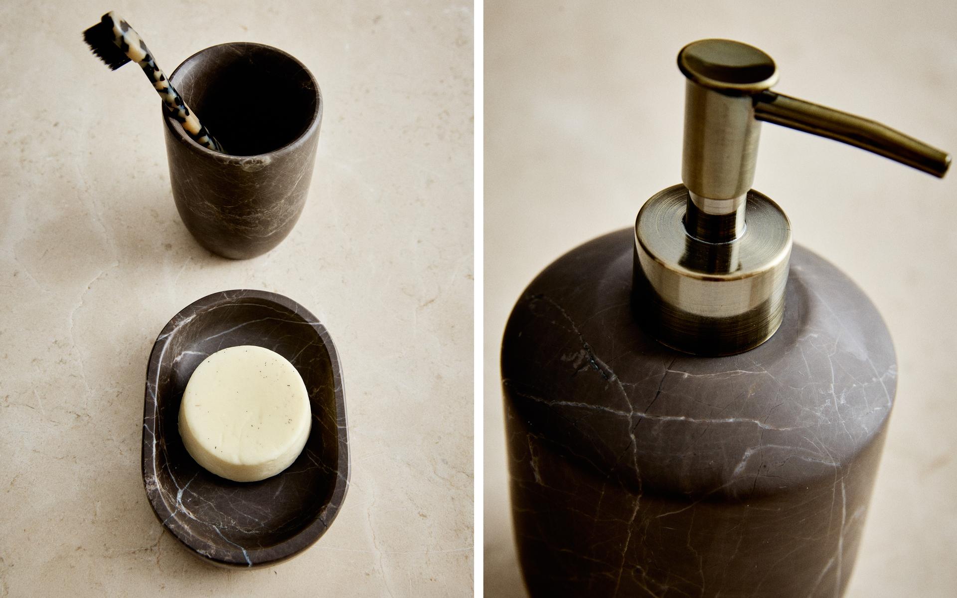 MARBLE BATHROOM ACCESSORIES
