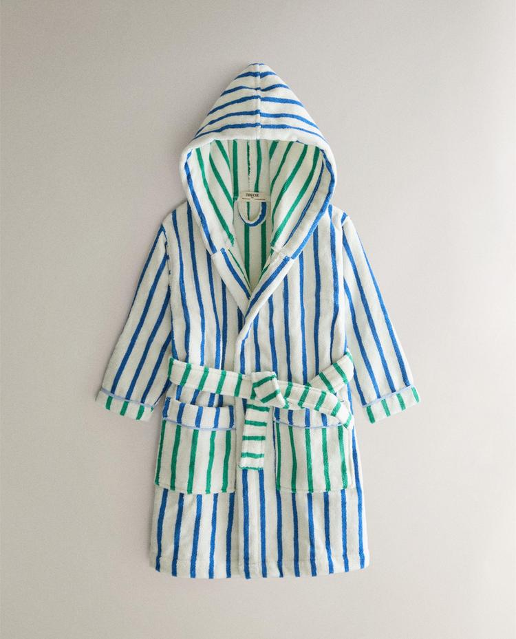 PEIGNOIR ENFANT RAYURES