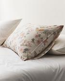 FLORAL SATEEN PILLOWCASE