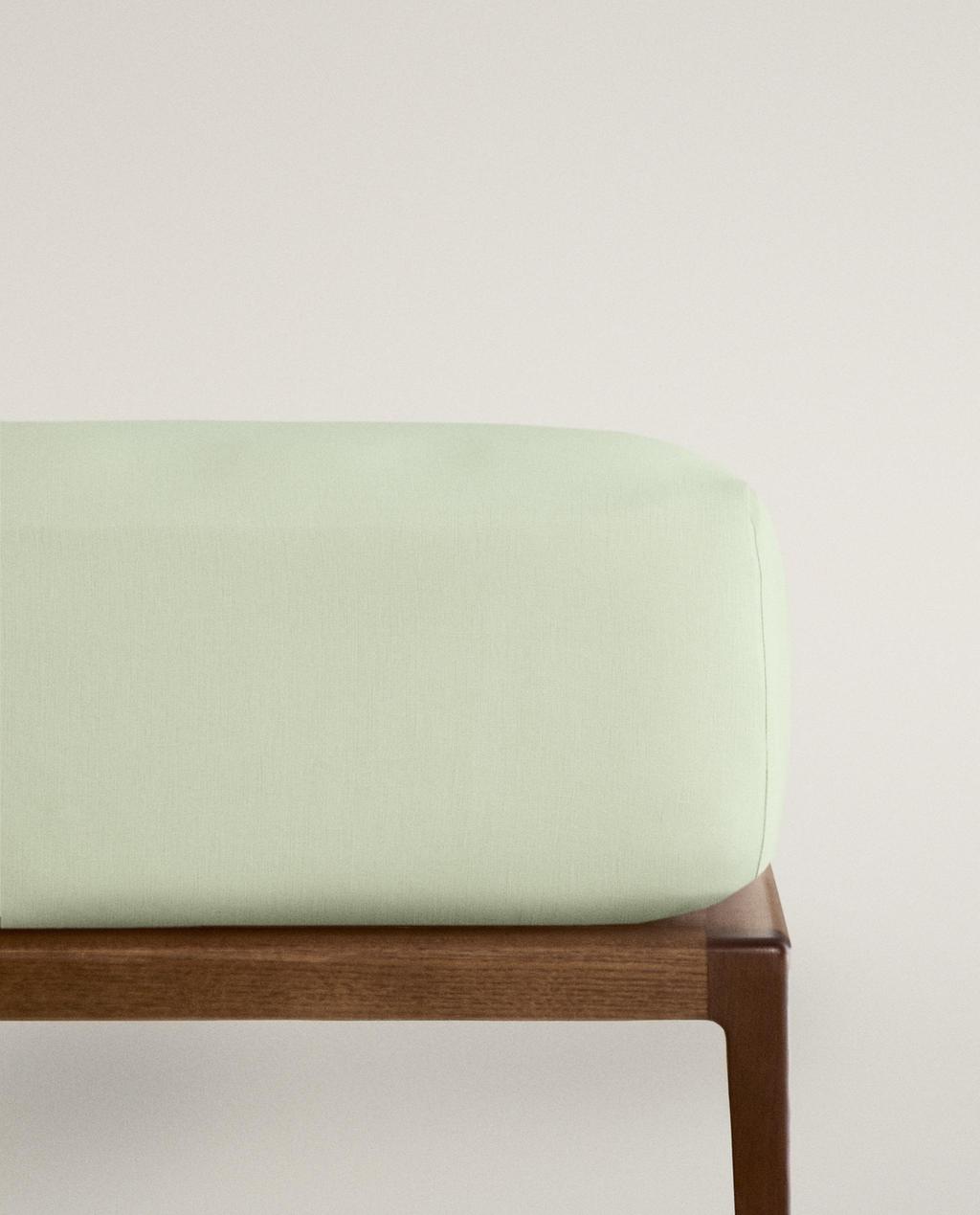 (140 GSM) WASHED LINEN FITTED SHEET
