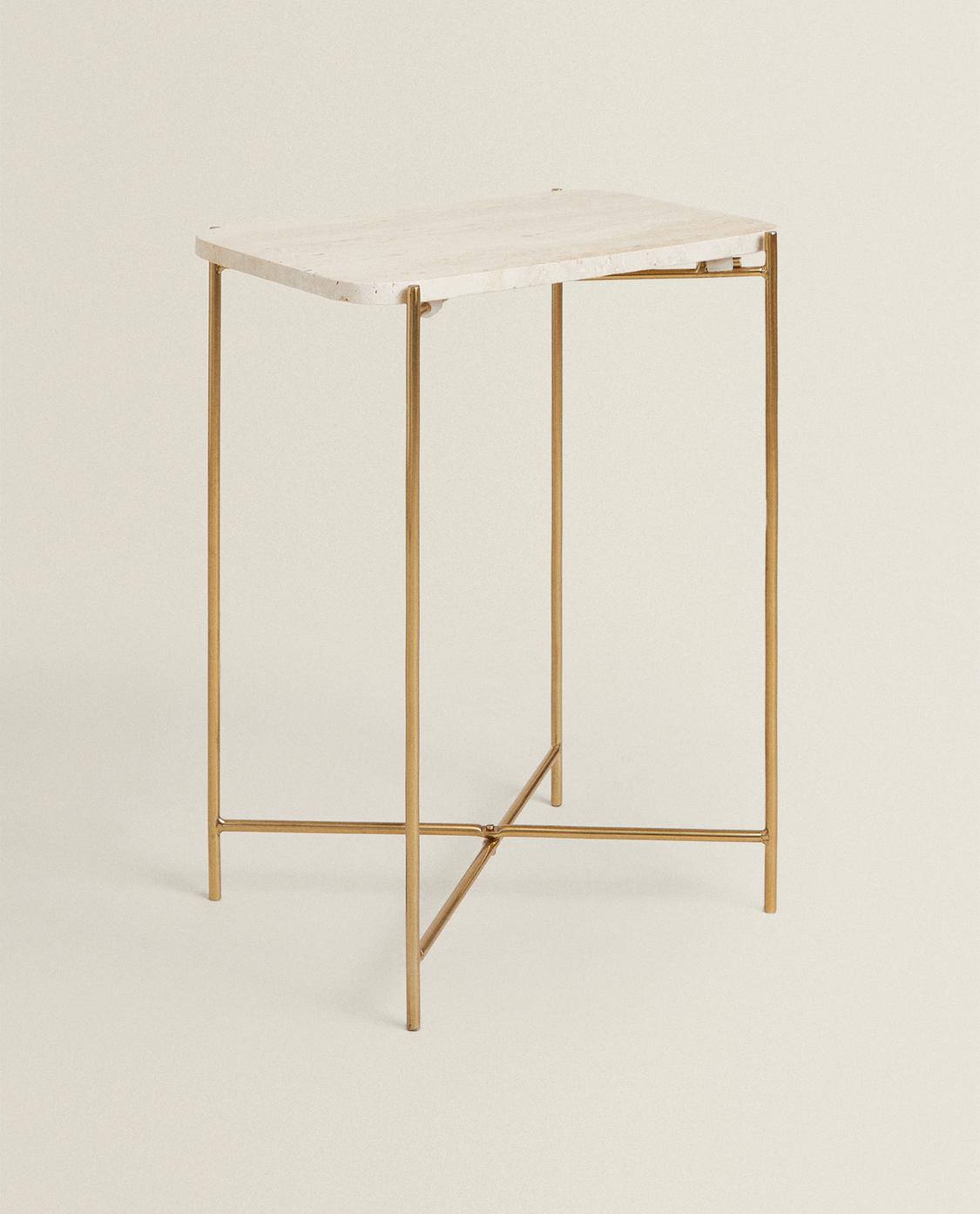 ZARA HOME ザラホーム サイドテーブル ローテーブル ゴールド 真鍮