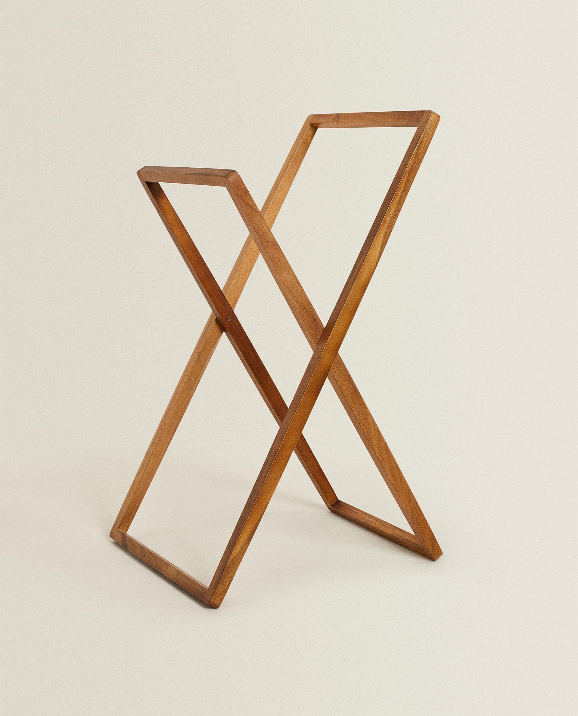 ACACIA WOOD TOWEL RACK ACACIA WOOD TOWEL RACK