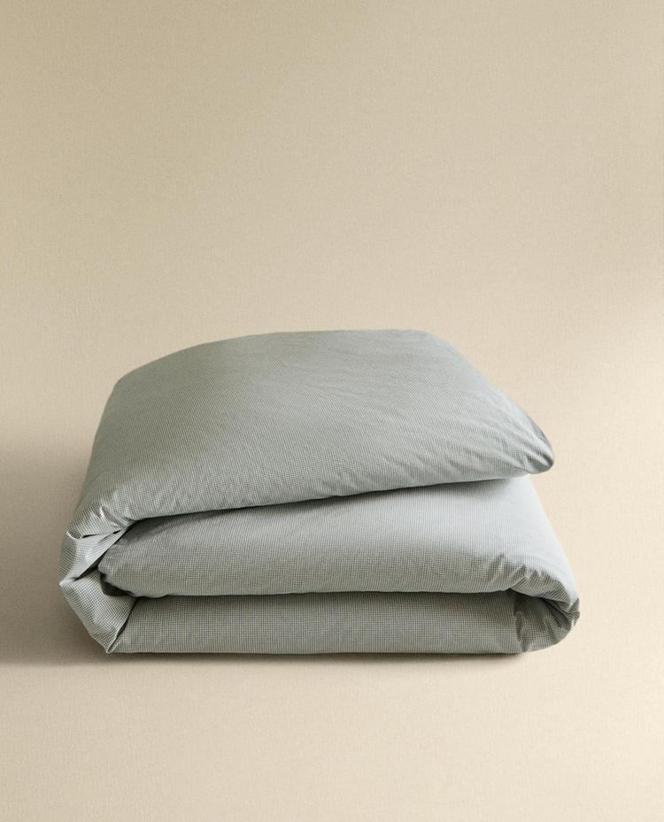 MINI CHECK DUVET COVER | KATHARINE POLE