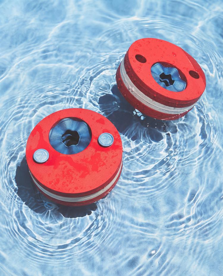 KIDS' SWIMMING ARM FLOATS WITH DISCS